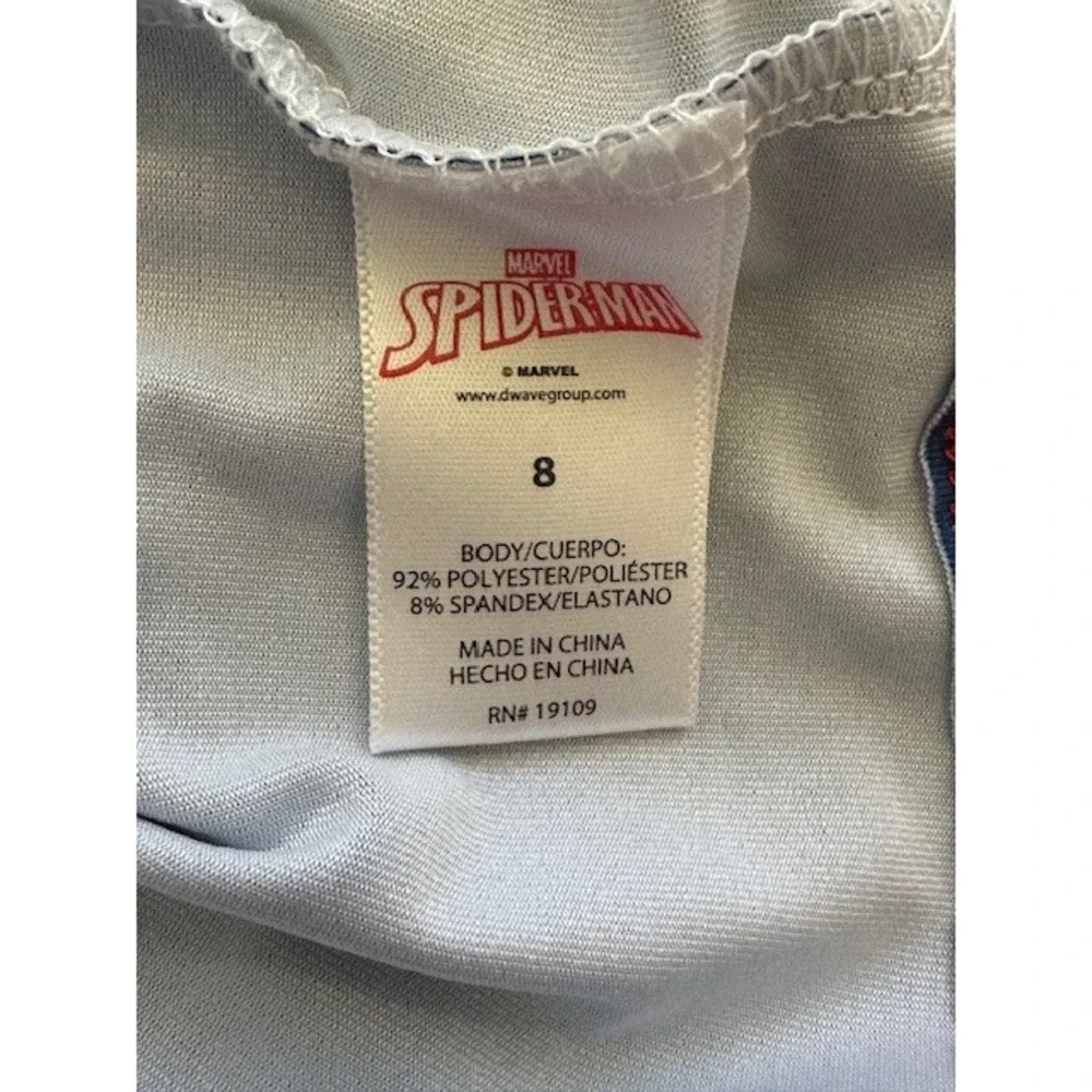 Marvel Spider-Man Boys‎ Size 8 Athletic Shirt Blue Red